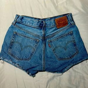 Levi 501 denim shorts